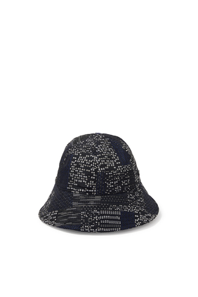 Woven Jacquard Bucket Hat
